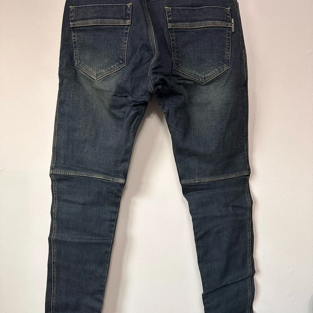 MAXLER JEANS Men's Dark Blue Jeans Riding Jeans, Motorcycle! NWT! Size 36. - Picture 5 of 8